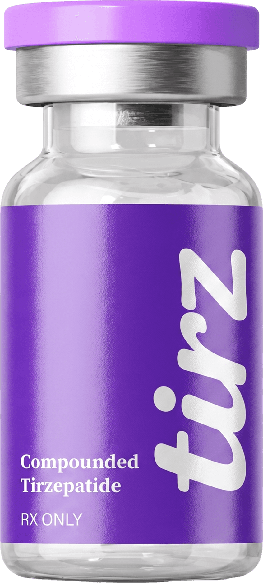 Compounded tirzepatide injection vial
